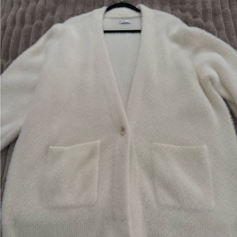 Nine West Cozy Cream Cardigan